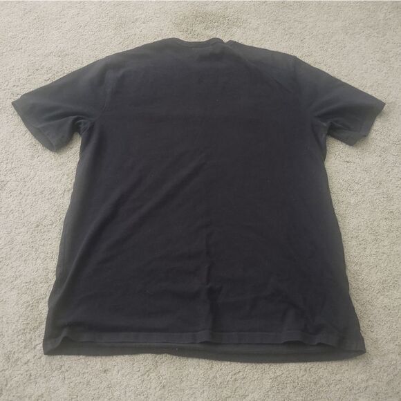 Champion Embroidered Script Black SS T-shirt Men's Size XL PRE-OWNED - Picture 5 of 5
